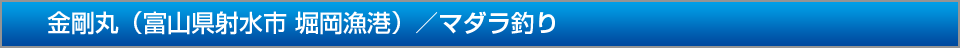 金剛丸富山県射水市堀岡漁港